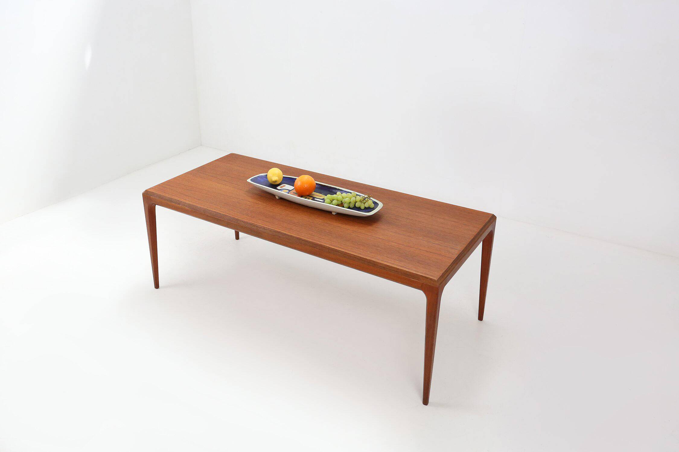 Mid-Century elongated glazed ceramic bowl, Belgium 1960s