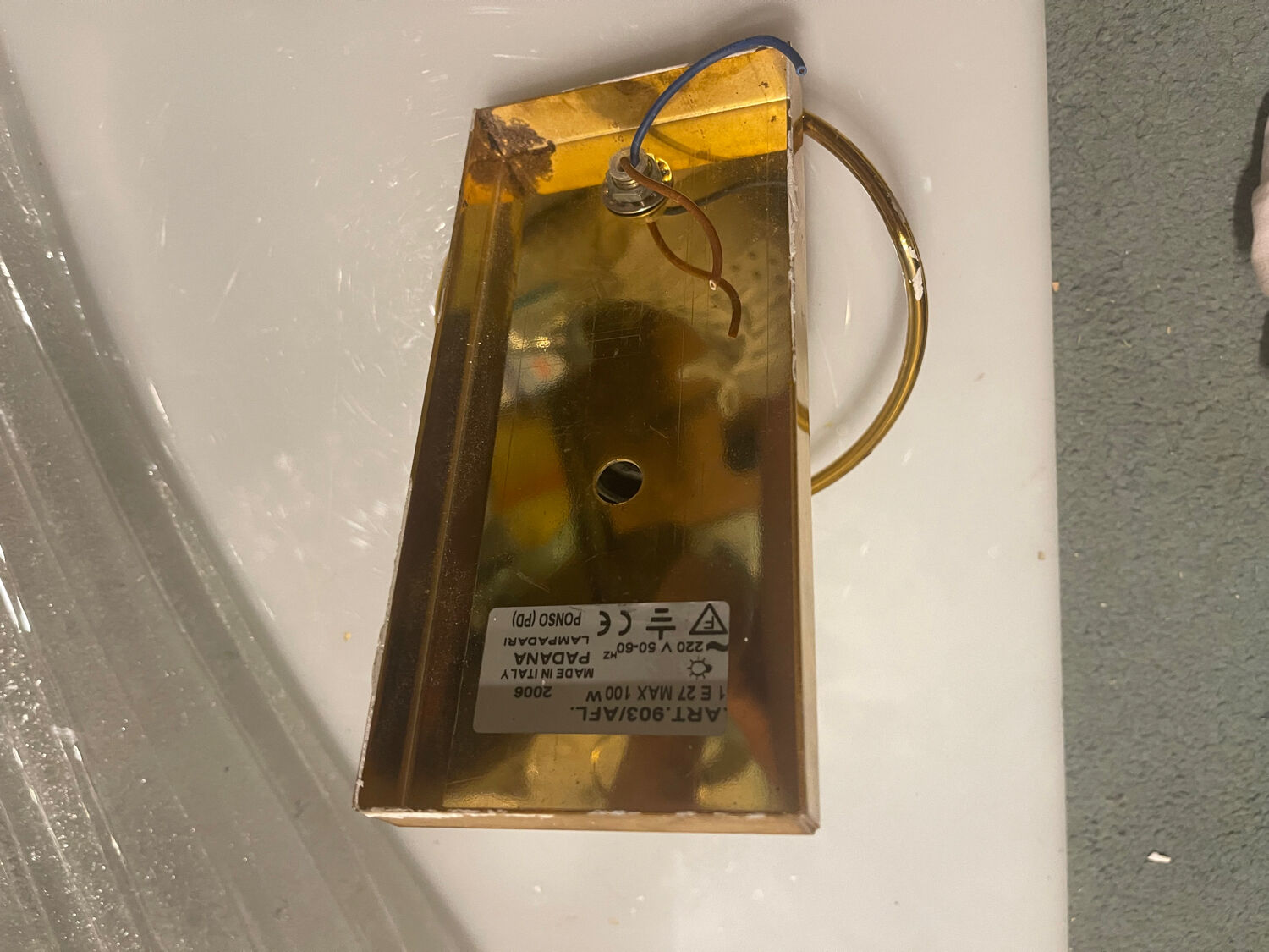 Large Venetian Murano Glass Sconces Set of 3