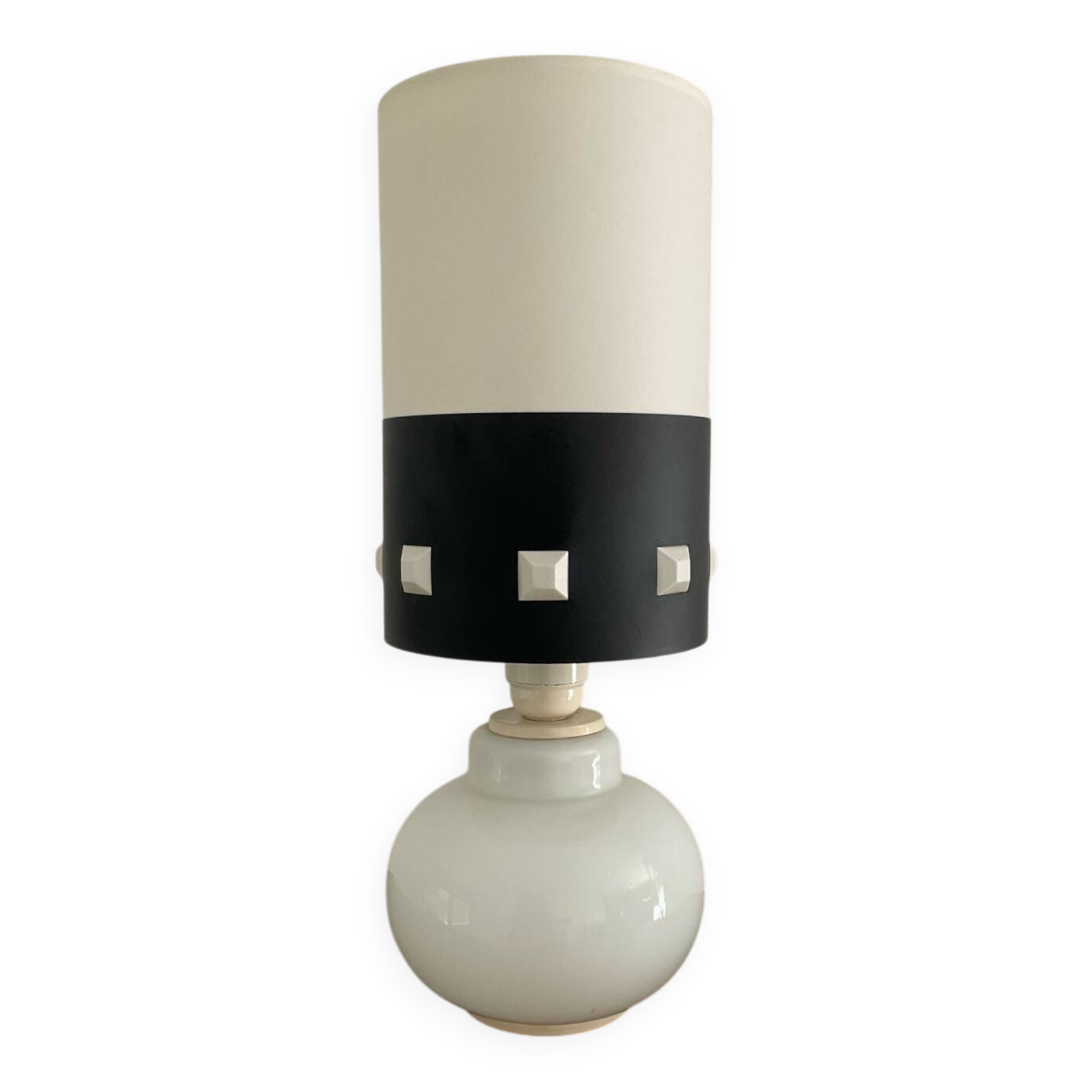 Vintage opaline lamp