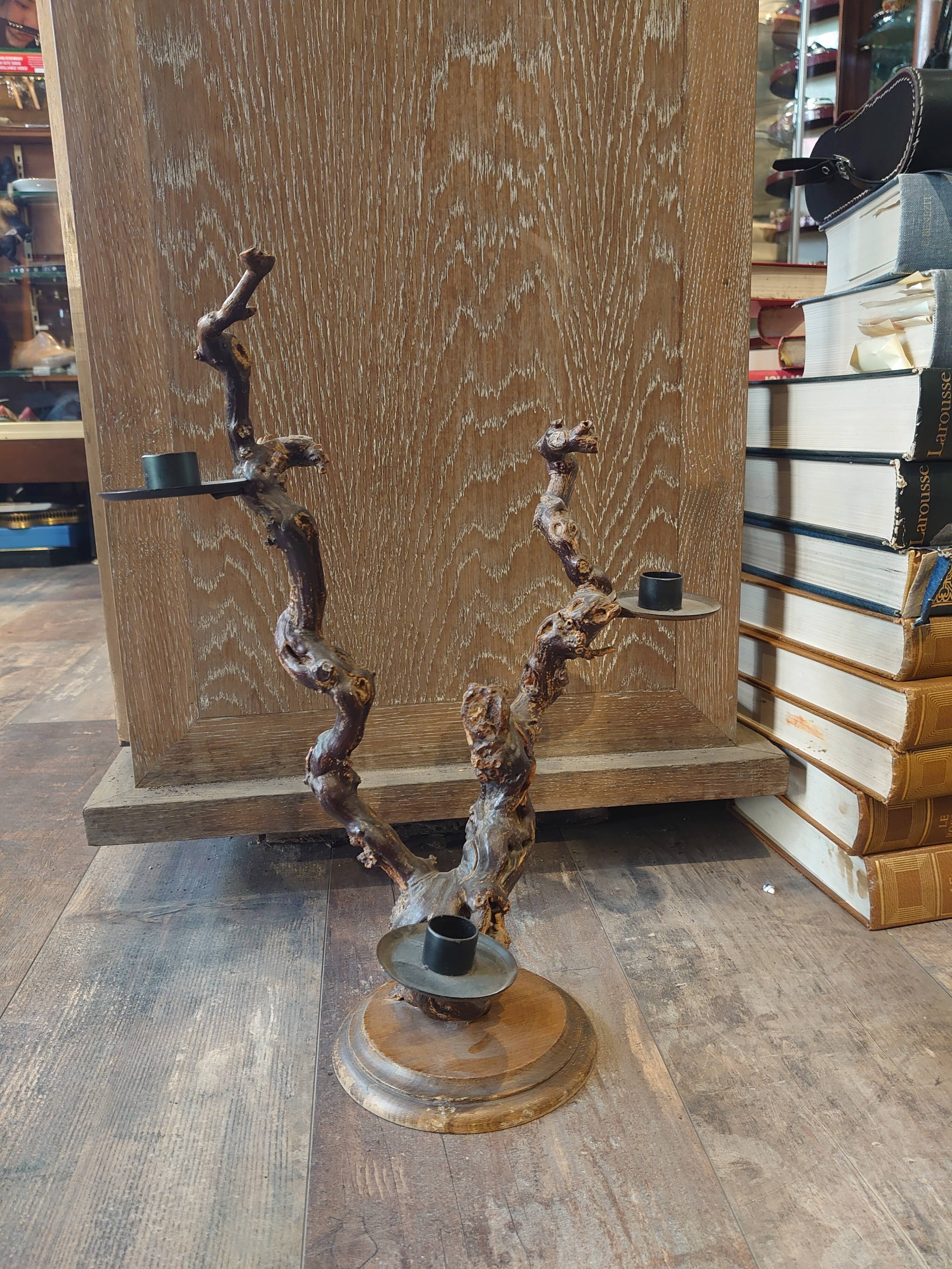 Vine candle holder
