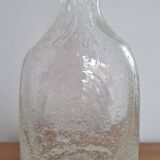 Biot bubble glass bottle