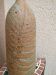 Sandstone bottle with inlaid fern décor by Alain Bernard Breton potter
