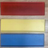 Tomado wall shelf pair – Mondrian colours – vintage