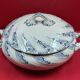Antique Lunéville earthenware tureen, 28 x 22 x 16 cm