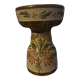 Glazed stoneware candlestick – signed BOZ P.S CHIP