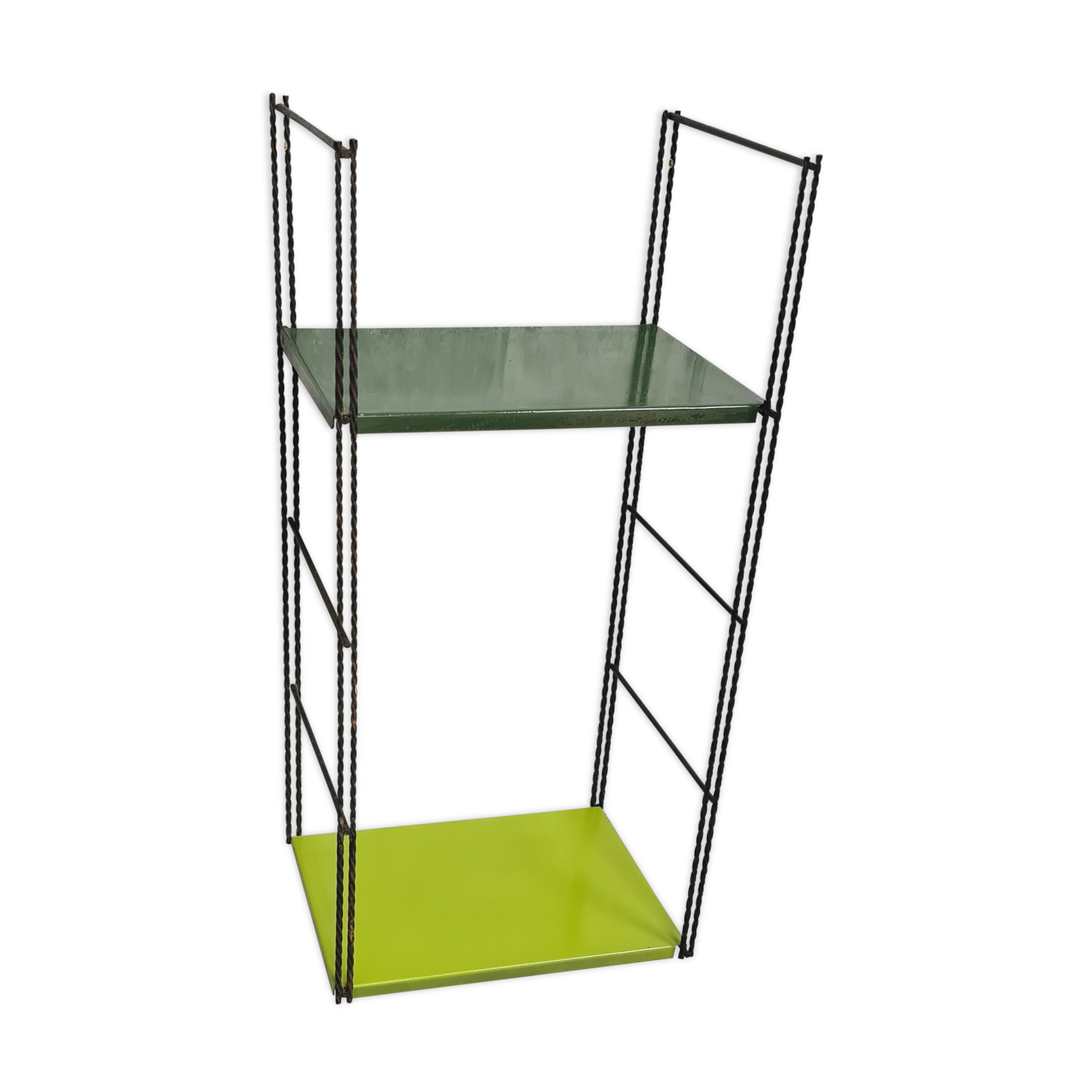 VINTAGE WALL SHELF 1950 / 60 / 70 black amount 24x58