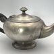 Antique teapot in silver-plated metal with ercuis goldsmith hallmarks