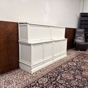 Bibliothèque basse anglaise Original Globe Wernicke blanche