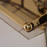 1980s Art Deco Style Hexagonal shape Wall Lamp
