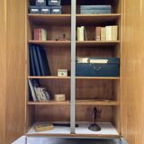Vintage school cabinet