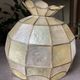 Mother-of-pearl and brass pendant lamp 1960
