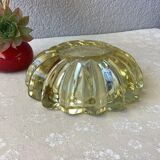 Art Deco ashtray in crystal Pierre d'Avesn France Lorraine