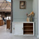 Vintage sideboard with sliding doors (renovated)