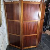 3-panel mahogany screen