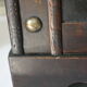 Wooden bulging treasure box