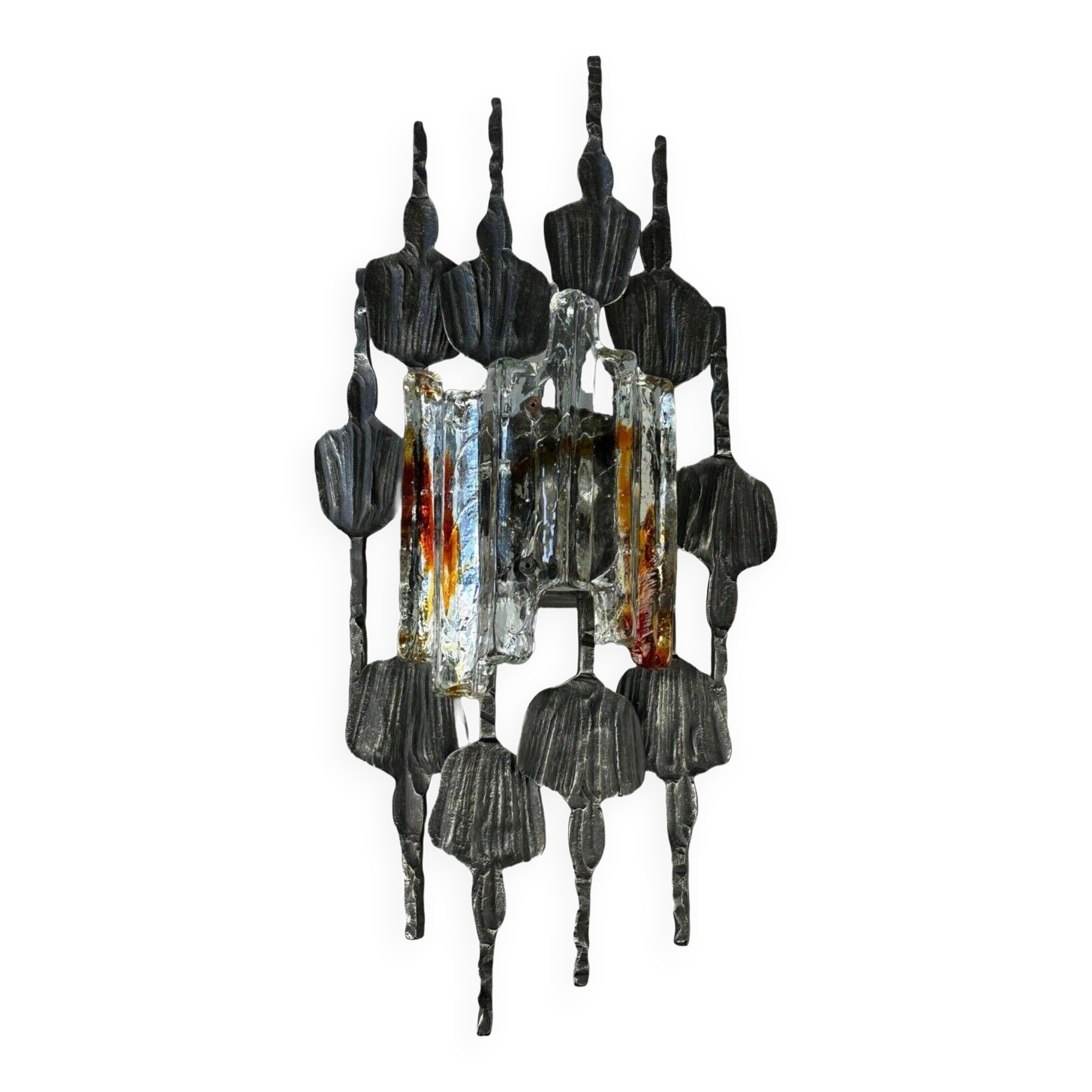 60s 70s Brutalist Wall Lamp Tom Ahlström & Hans Ehrlich Wall Sconce