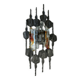 60s 70s Brutalist Wall Lamp Tom Ahlström & Hans Ehrlich Wall Sconce