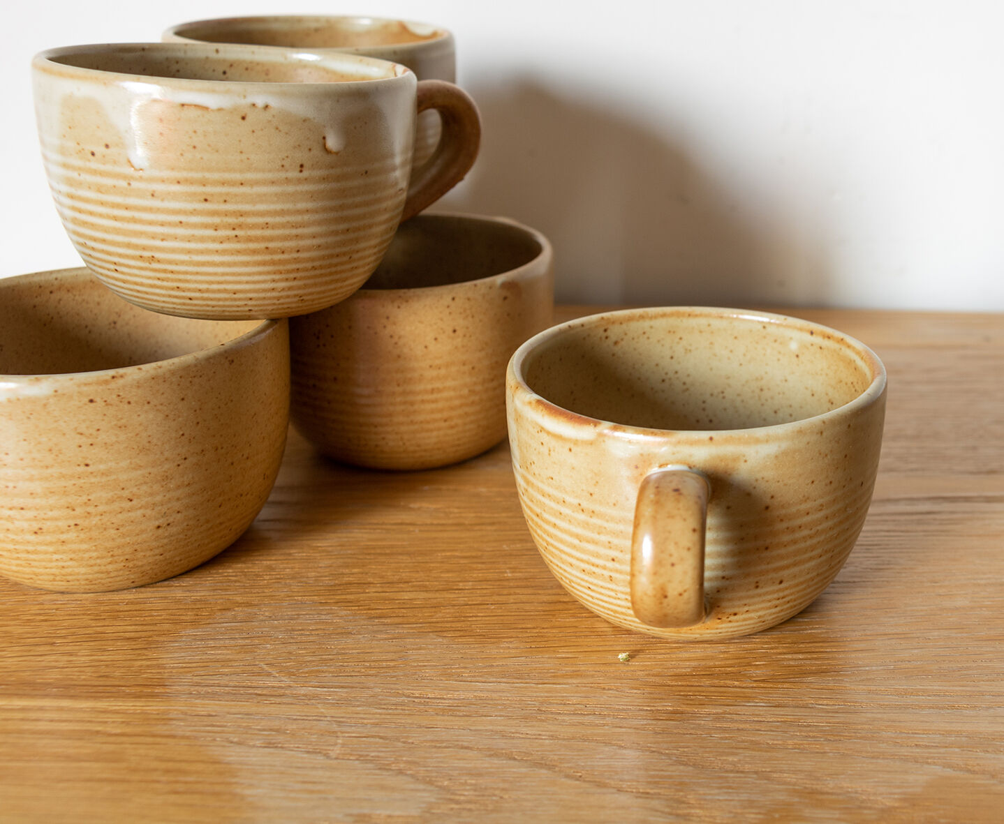 6 Tasses en grès