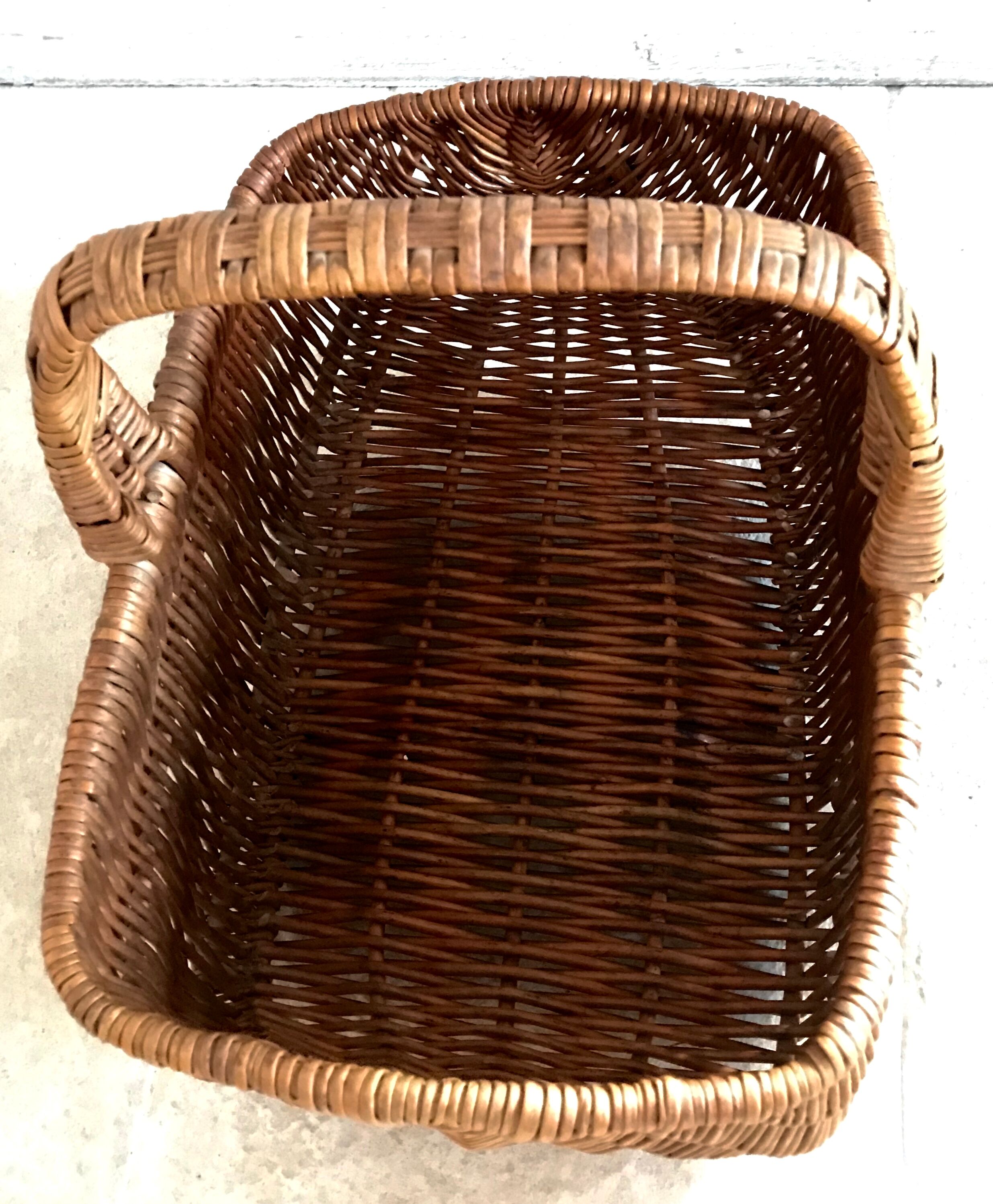 70's wicker basket