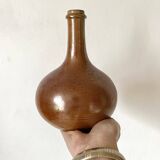 Vase soliflore, bouteille en grès