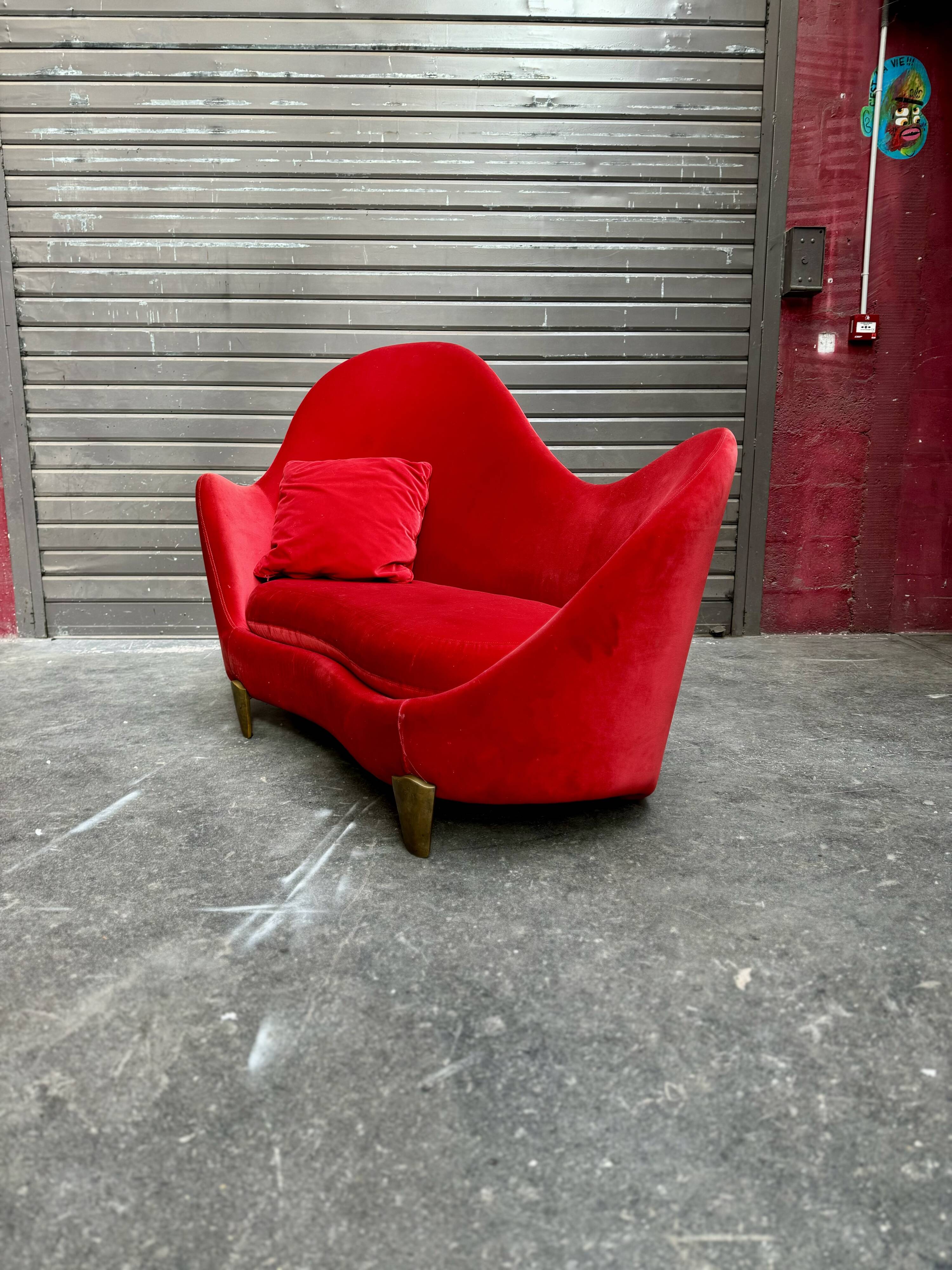 Small sofa / Daybed Koala model by Elisabeth Garouste and Mattia Bonetti