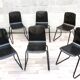 Lot de 6 chaises vintage Galvanitas S23