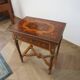 Rare - portfolio game table in marquetry and decorative bronze - Louis XVI style - Early 1900