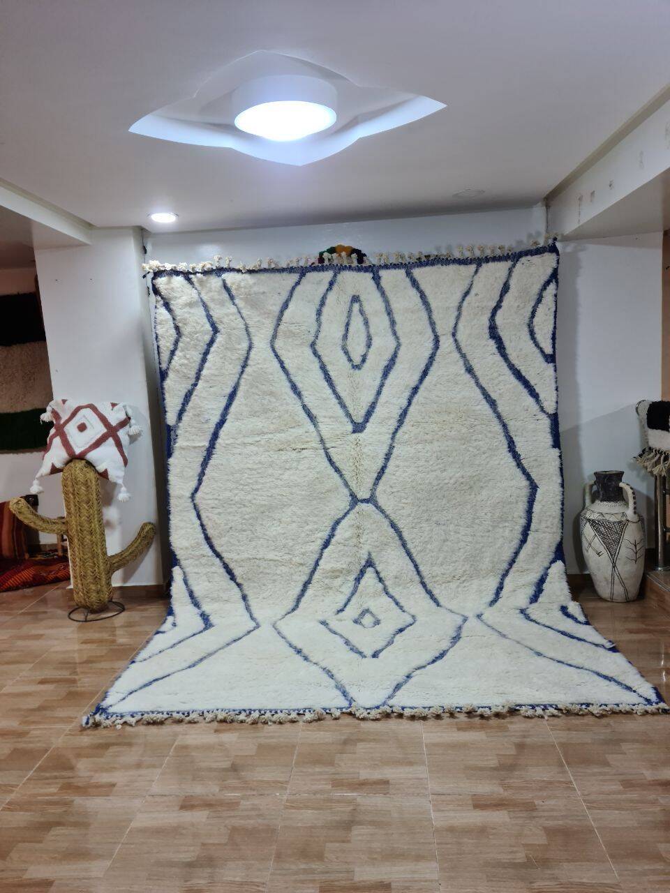 Beni Mrirt Rug 100% Natural Wool – Luxury and Berber Craftsmanship 300x200cm