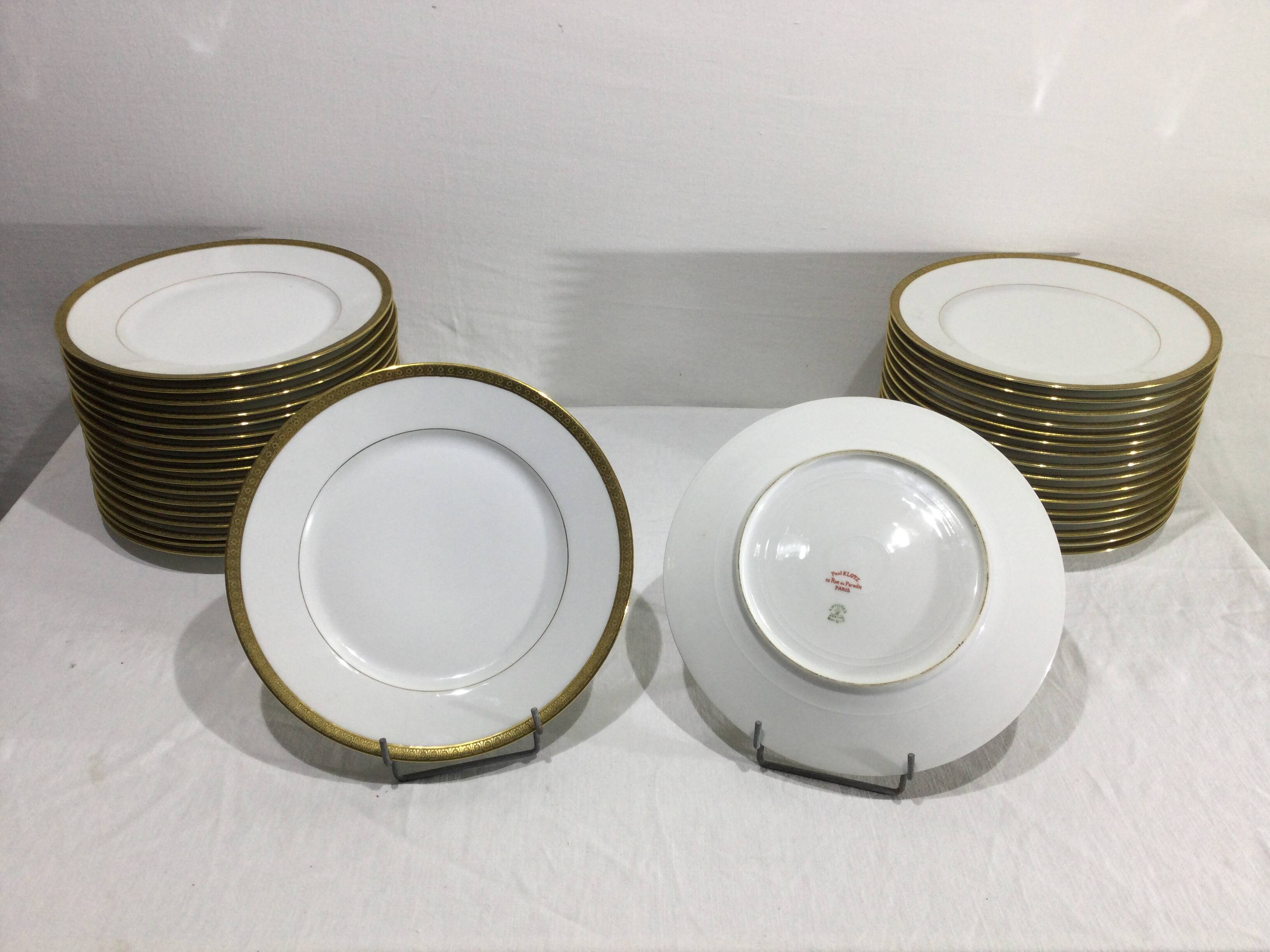 Paul Klotz Limoges porcelain table service