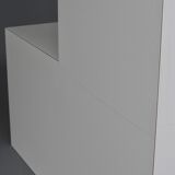 Table basse sculpturale minimaliste, années 1980