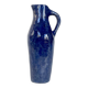Large vintage ceramic blue pitcher