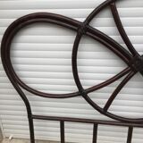 Vintage rattan headboard