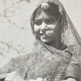 Original photograph by Suraj N. Sharma: young woman and amphora