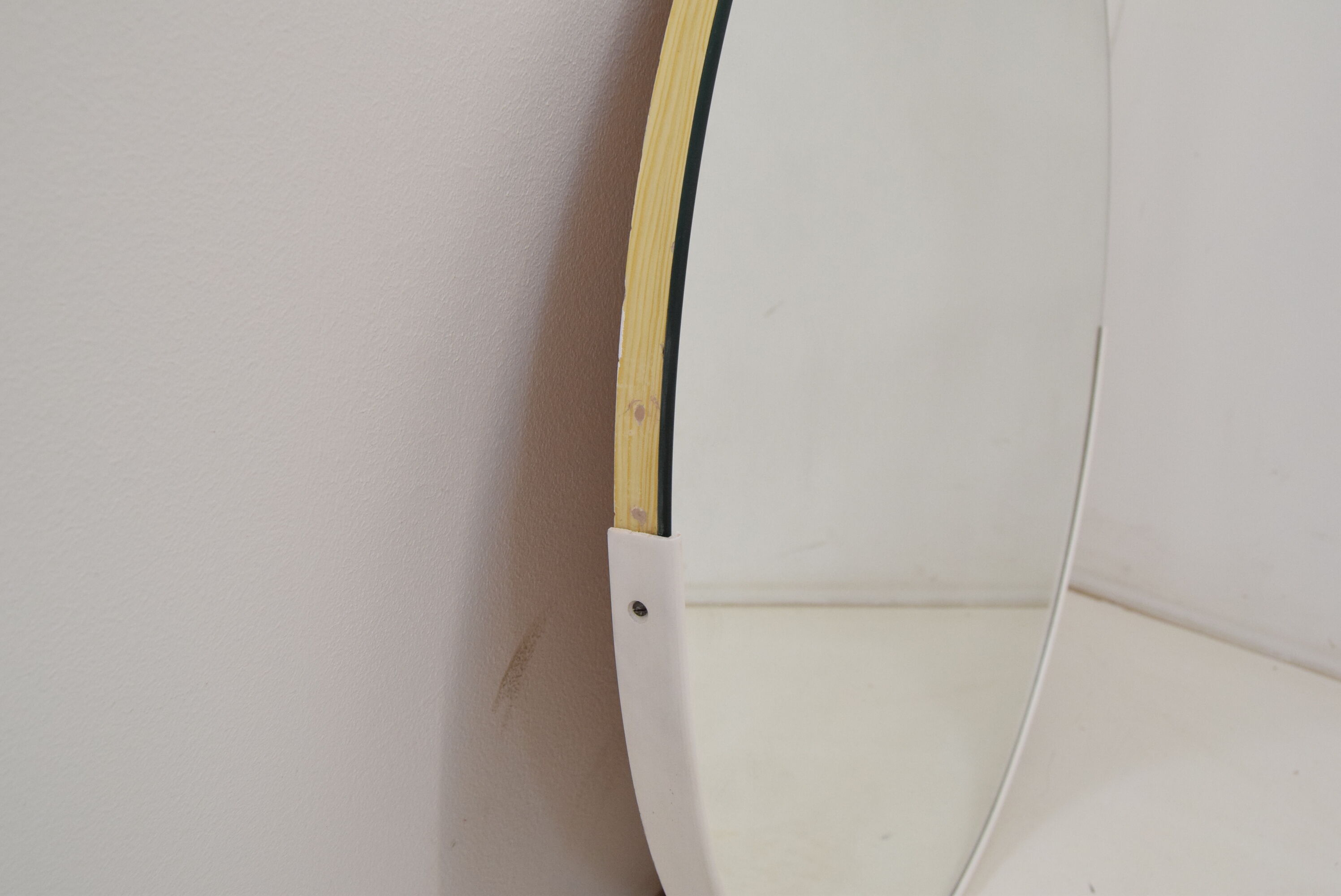 Mid-century Wall Round Mirror,1970's