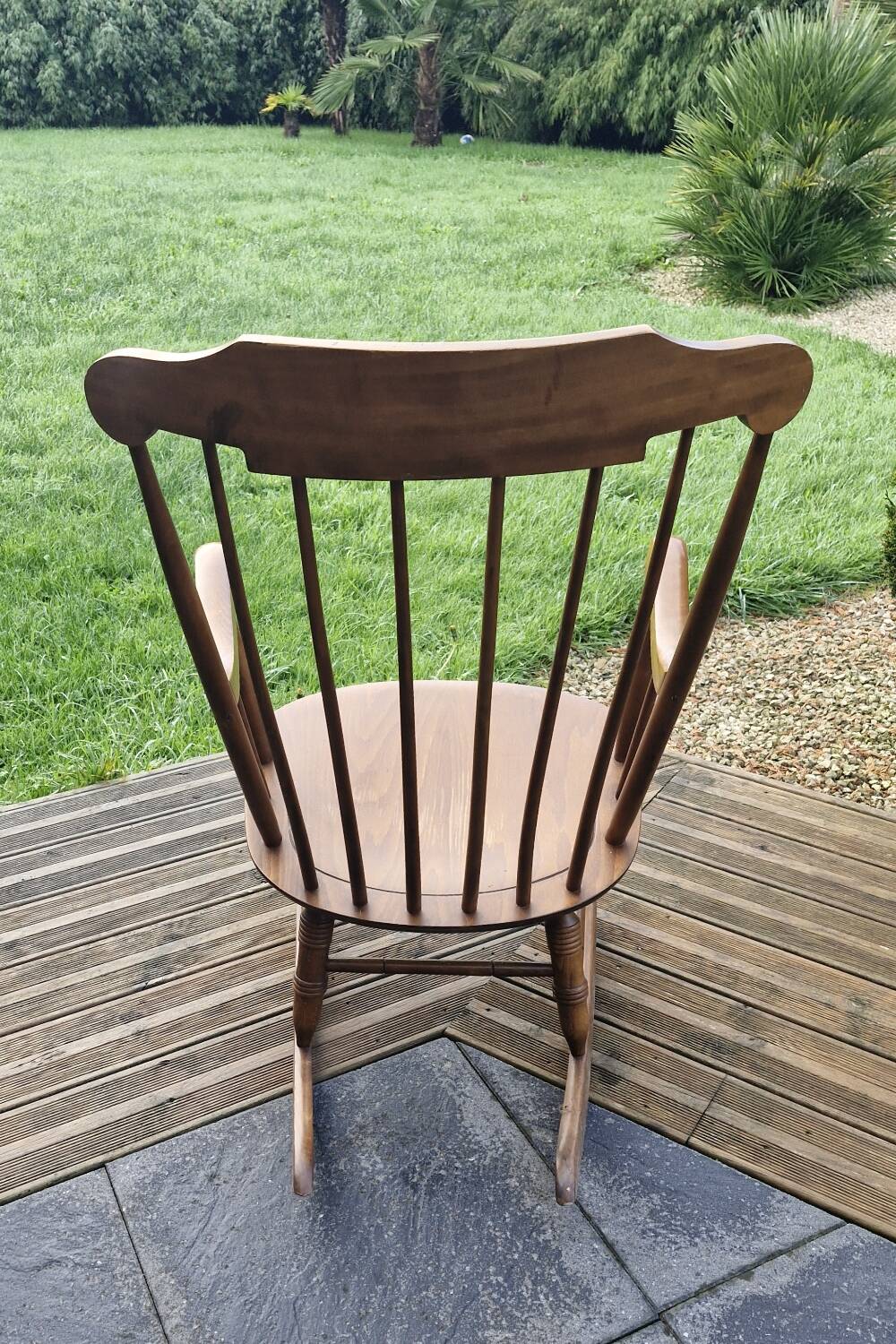 Wooden rocking chair