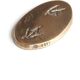 Signed bronze paperweight, 1993