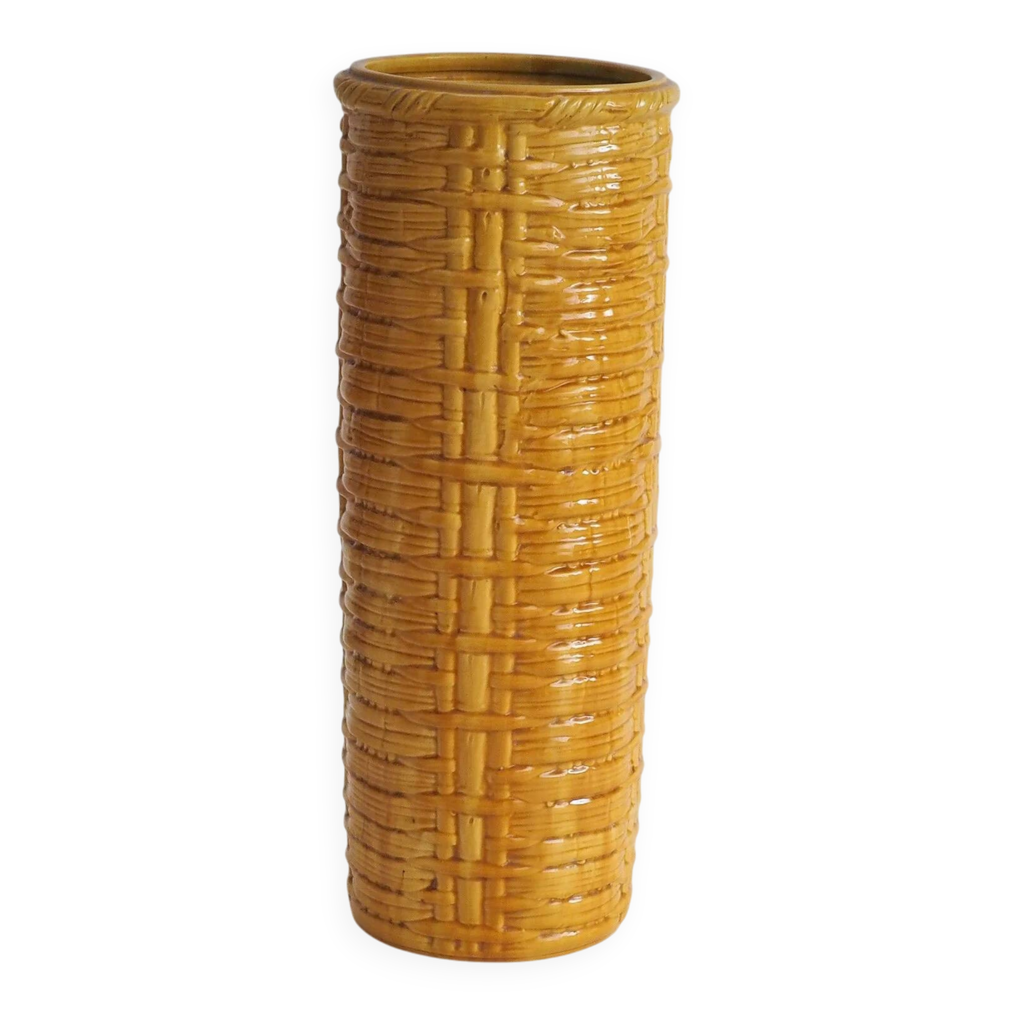 Vintage ceramic floor vase