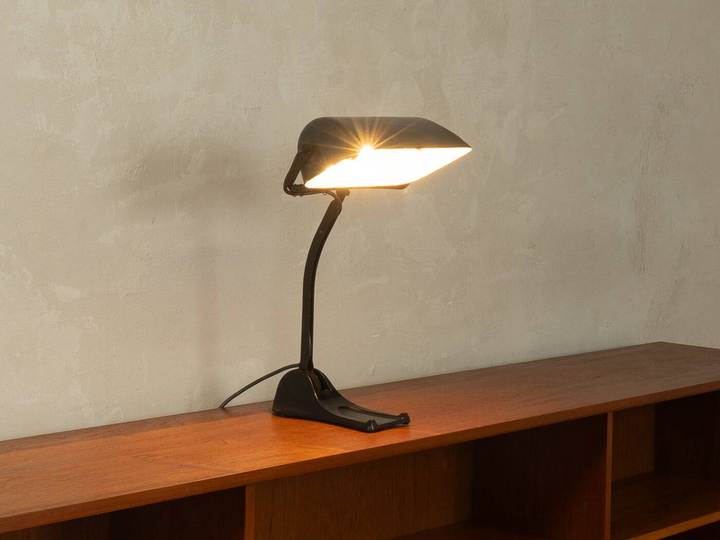 Art Deco desk lamp by Hellux, 1930s
