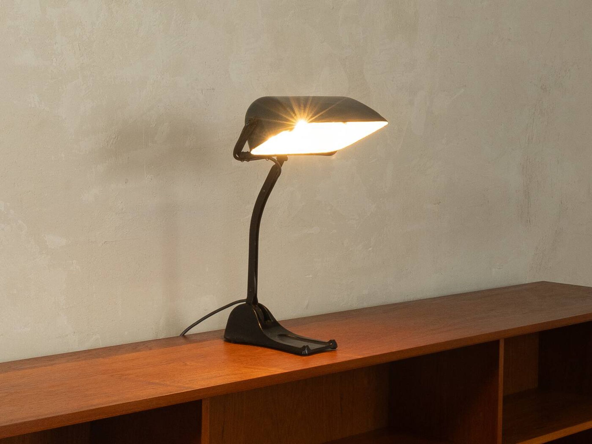 Art Deco desk lamp by Hellux, 1930s