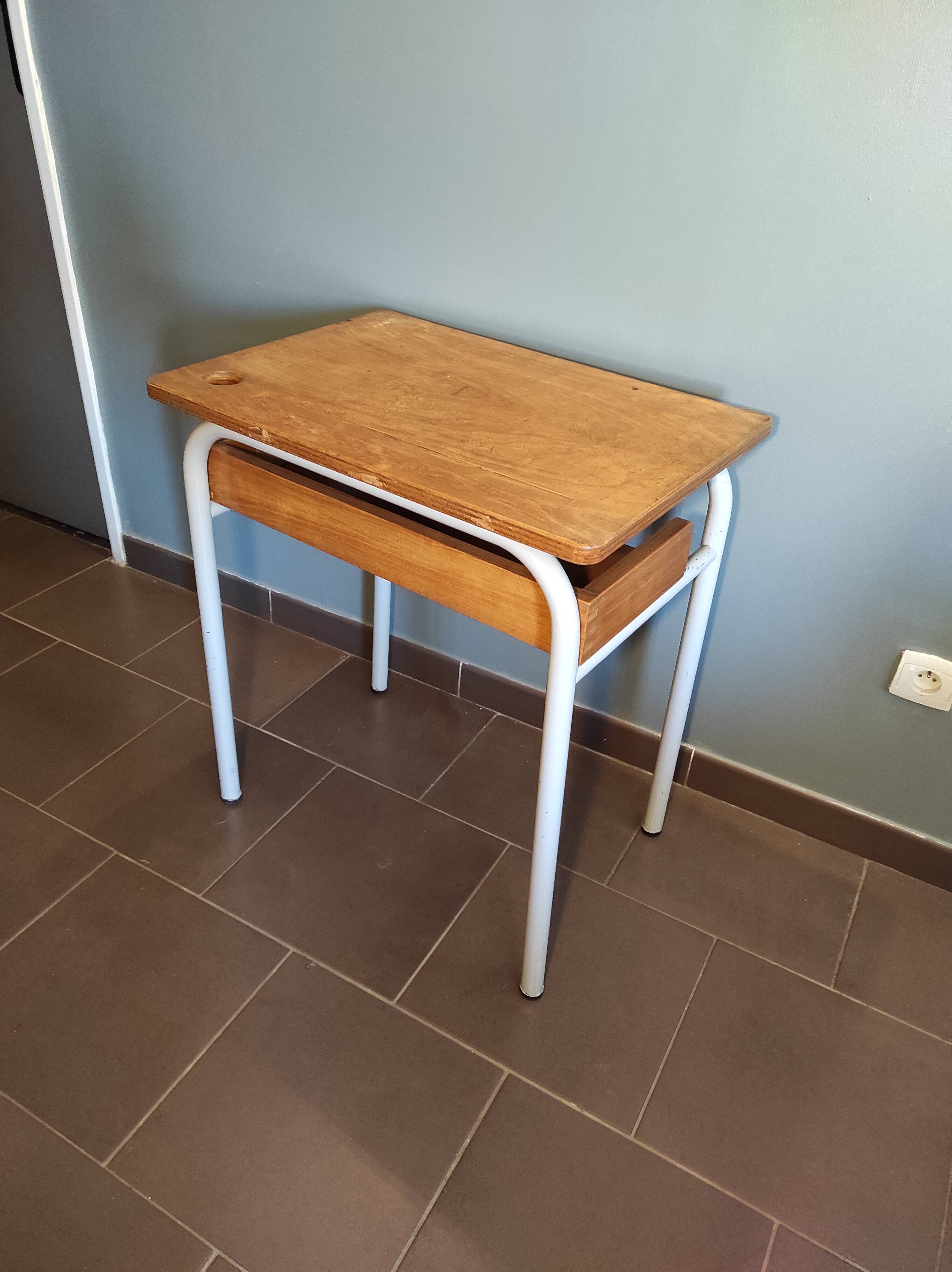 School desk with locker 1960