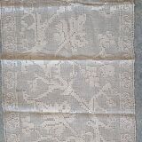 Old lace table runner 38 x 128 cm - decoration vine branch