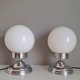 Pair of bedside lamps