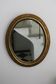 Miroir ovale doré style Napoléon III