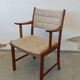 Scandinavian armchair in teak
