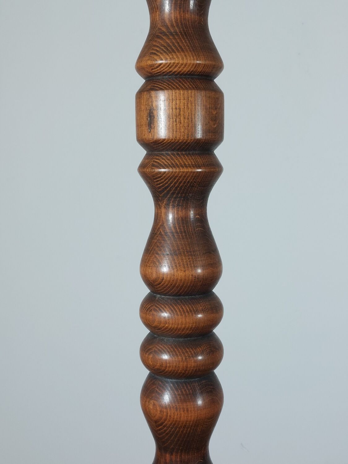 Vintage turned wooden column flower stand