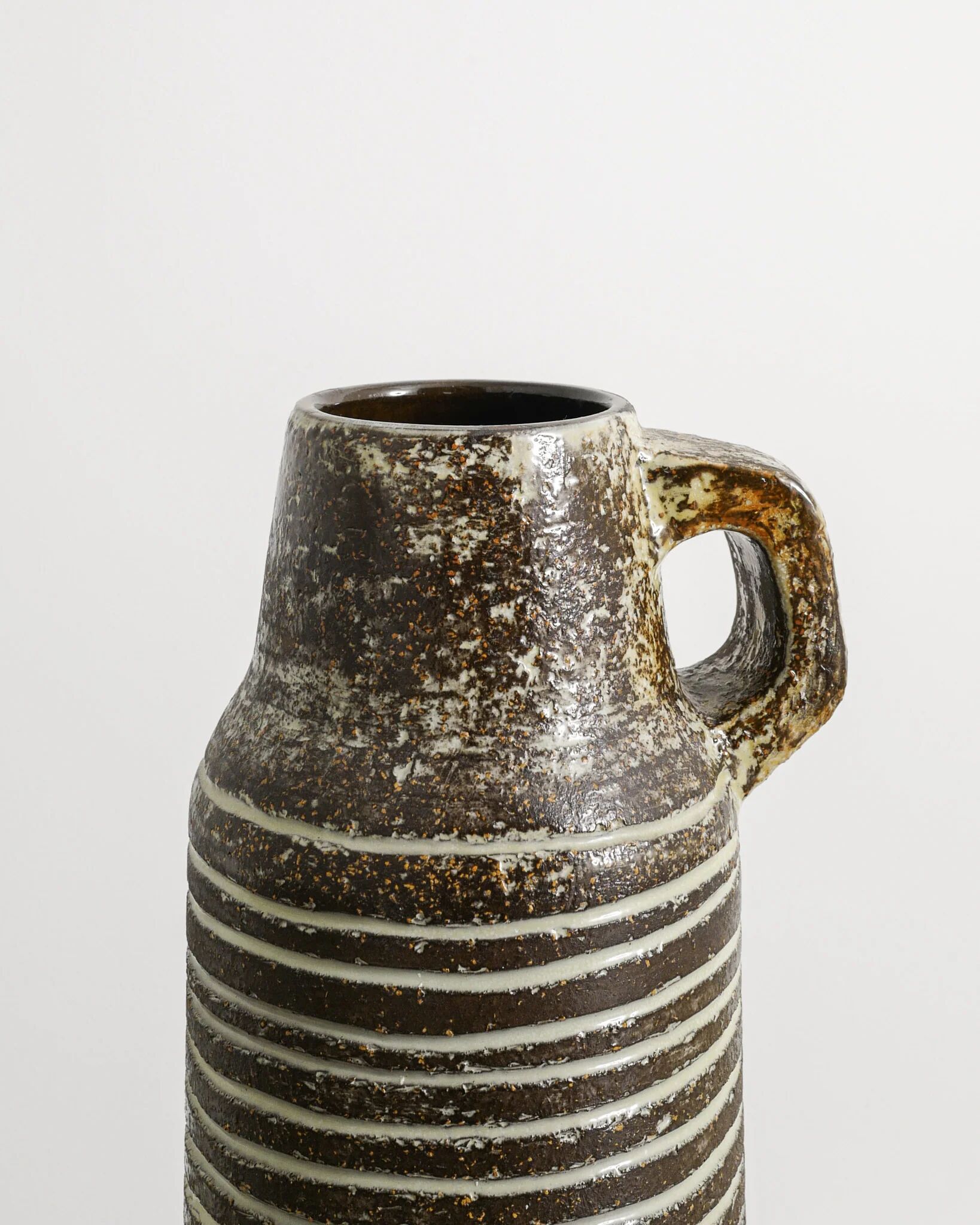 Swedish Mid Century Cylindrical Floor Vase by Ingrid Atterberg, 1950s