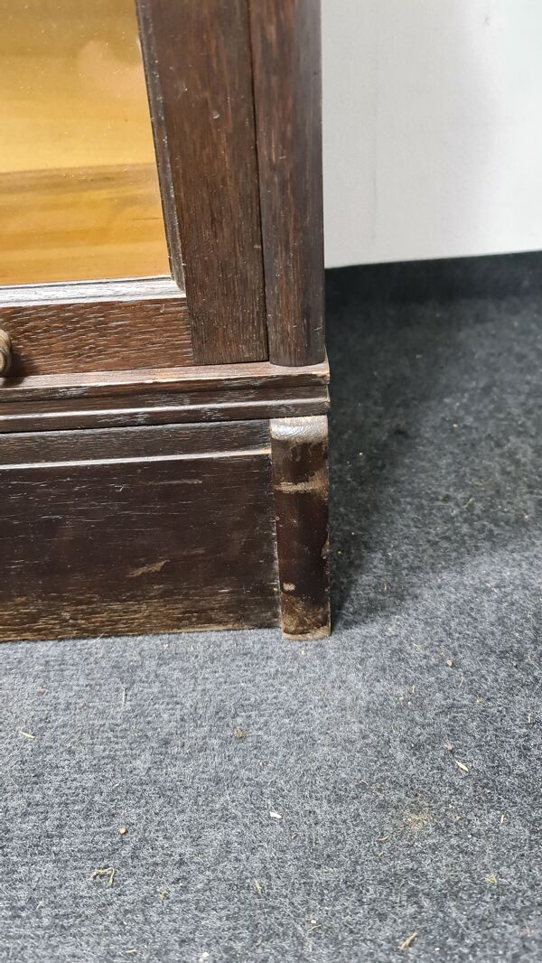 Étagère à livres Barristers en chêne vintage par Soennecken Allemagne