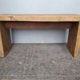 Former vintage bench period 1960 solid wood
