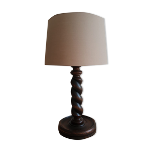 lampe à poser en bois