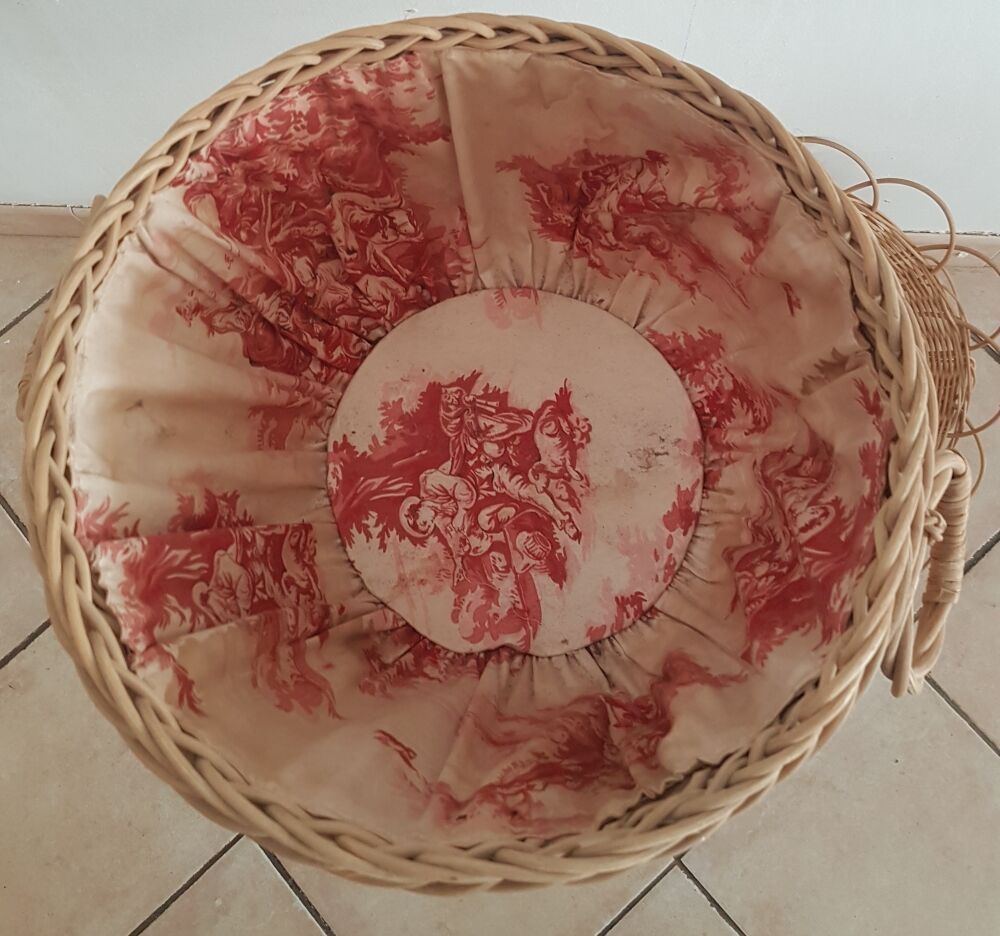 Vintage worker in rattan